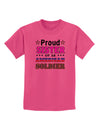 Proud Sister of an American Soldier Childrens T-Shirt-Childrens T-Shirt-TooLoud-Sangria-X-Small-Davson Sales