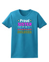 Proud Sister of an American Soldier Womens Dark T-Shirt-TooLoud-Turquoise-X-Small-Davson Sales