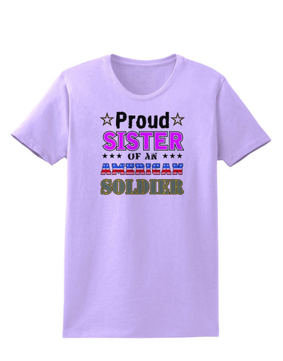 Proud Sister of an American Soldier Womens T-Shirt-Womens T-Shirt-TooLoud-Lavender-X-Small-Davson Sales