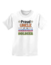 Proud Uncle of an American Soldier Childrens T-Shirt-Childrens T-Shirt-TooLoud-White-X-Small-Davson Sales