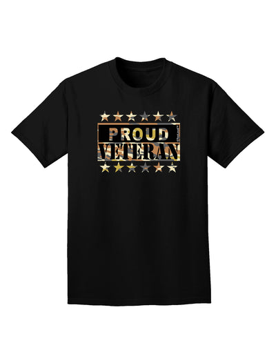 Proud Veteran Camo Adult Dark T-Shirt-Mens T-Shirt-TooLoud-Black-Small-Davson Sales