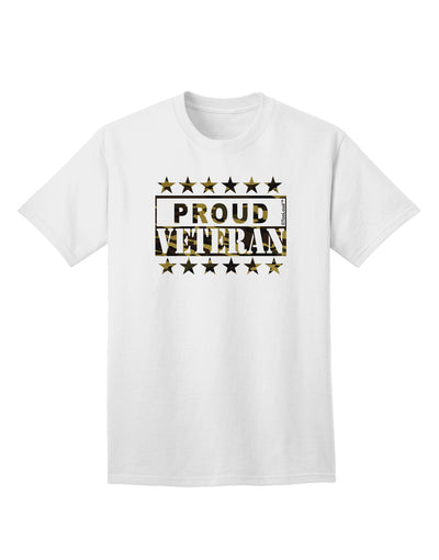 Proud Veteran Camo Adult T-Shirt-Mens T-Shirt-TooLoud-White-Small-Davson Sales