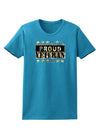 Proud Veteran Camo Womens Dark T-Shirt-TooLoud-Turquoise-X-Small-Davson Sales