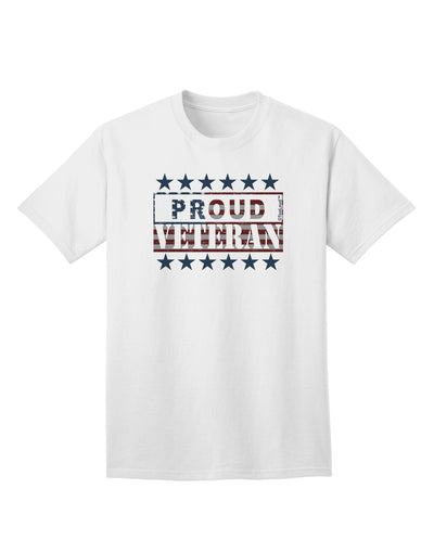 Proud Veteran Flag Adult T-Shirt-Mens T-Shirt-TooLoud-White-Small-Davson Sales