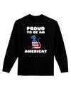 Proud to Be an Americat Adult Long Sleeve Dark T-Shirt by TooLoud-TooLoud-Black-Small-Davson Sales