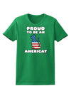 Proud to Be an Americat Womens Dark T-Shirt by TooLoud-Womens T-Shirt-TooLoud-Kelly-Green-X-Small-Davson Sales