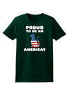 Proud to Be an Americat Womens Dark T-Shirt by TooLoud-Womens T-Shirt-TooLoud-Forest-Green-Small-Davson Sales