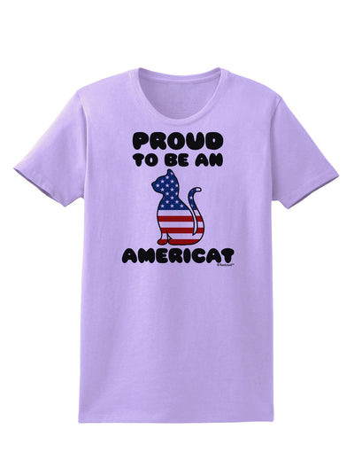 Proud to Be an Americat Womens T-Shirt by TooLoud-Womens T-Shirt-TooLoud-Lavender-X-Small-Davson Sales