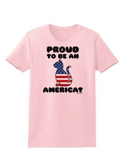 Proud to Be an Americat Womens T-Shirt by TooLoud-Womens T-Shirt-TooLoud-PalePink-X-Small-Davson Sales