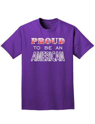 Proud to be an American Adult Dark T-Shirt-Mens T-Shirt-TooLoud-Purple-Small-Davson Sales