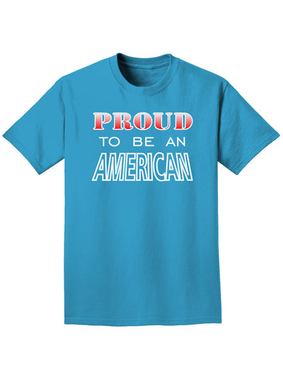 Proud to be an American Adult Dark T-Shirt-Mens T-Shirt-TooLoud-Turquoise-Small-Davson Sales