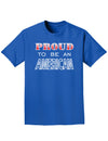 Proud to be an American Adult Dark T-Shirt-Mens T-Shirt-TooLoud-Royal-Blue-Small-Davson Sales