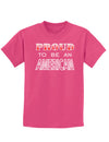 Proud to be an American Childrens Dark T-Shirt-Childrens T-Shirt-TooLoud-Sangria-X-Small-Davson Sales