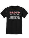 Proud to be an American Childrens Dark T-Shirt-Childrens T-Shirt-TooLoud-Black-X-Small-Davson Sales