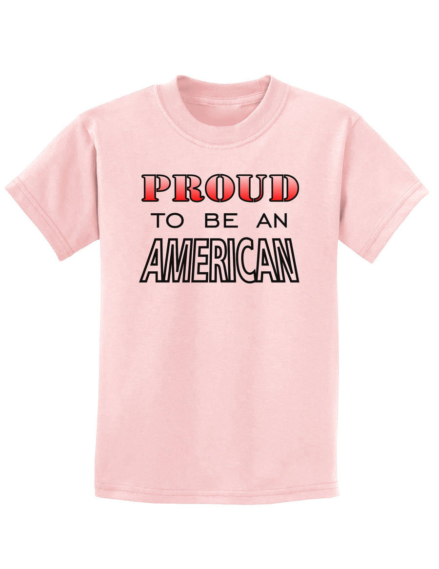 Proud to be an American Childrens T-Shirt-Childrens T-Shirt-TooLoud-White-X-Small-Davson Sales