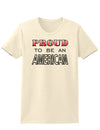 Proud to be an American Womens T-Shirt-Womens T-Shirt-TooLoud-Natural-X-Small-Davson Sales