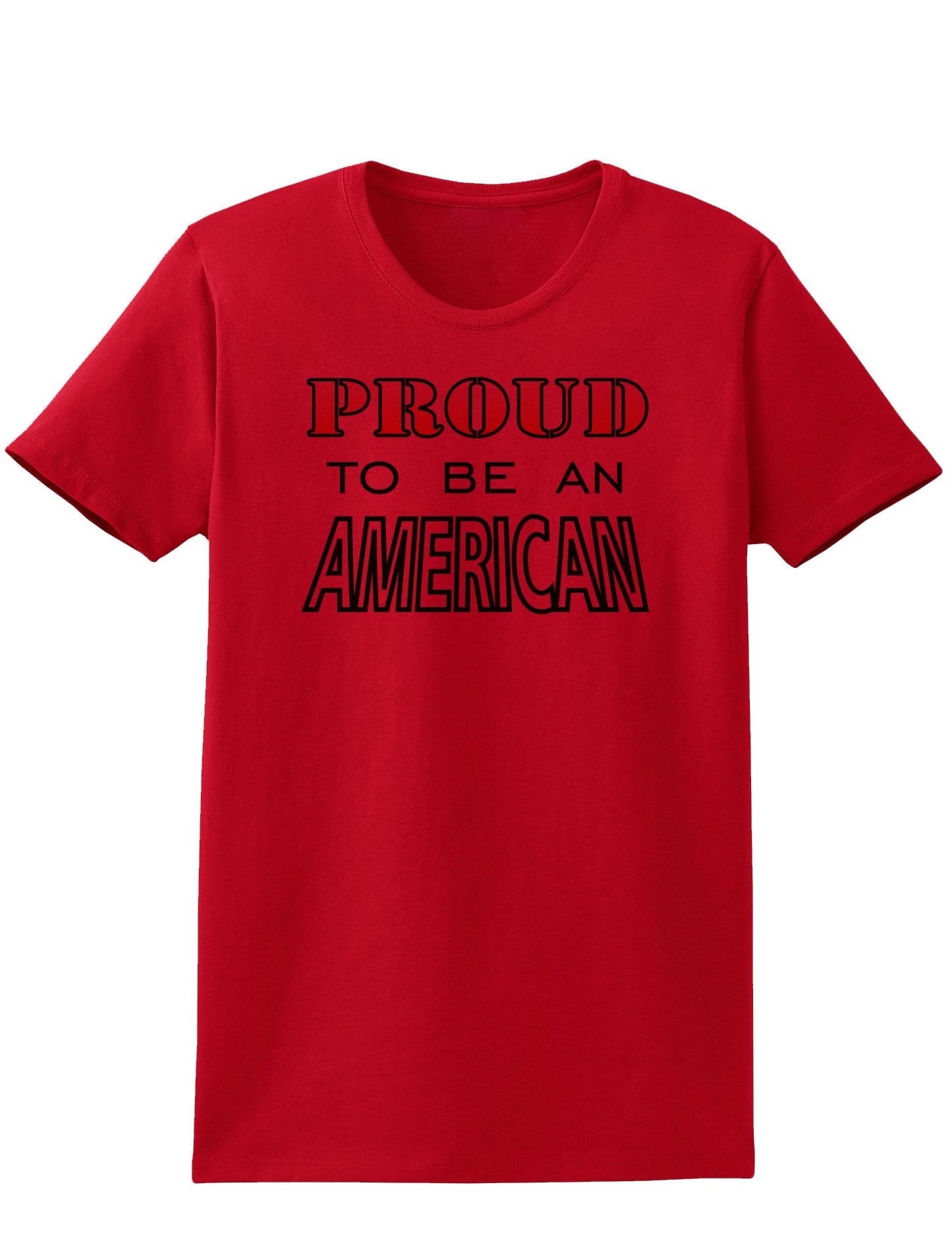 Proud to be an American Womens T-Shirt-Womens T-Shirt-TooLoud-Red-X-Small-Davson Sales