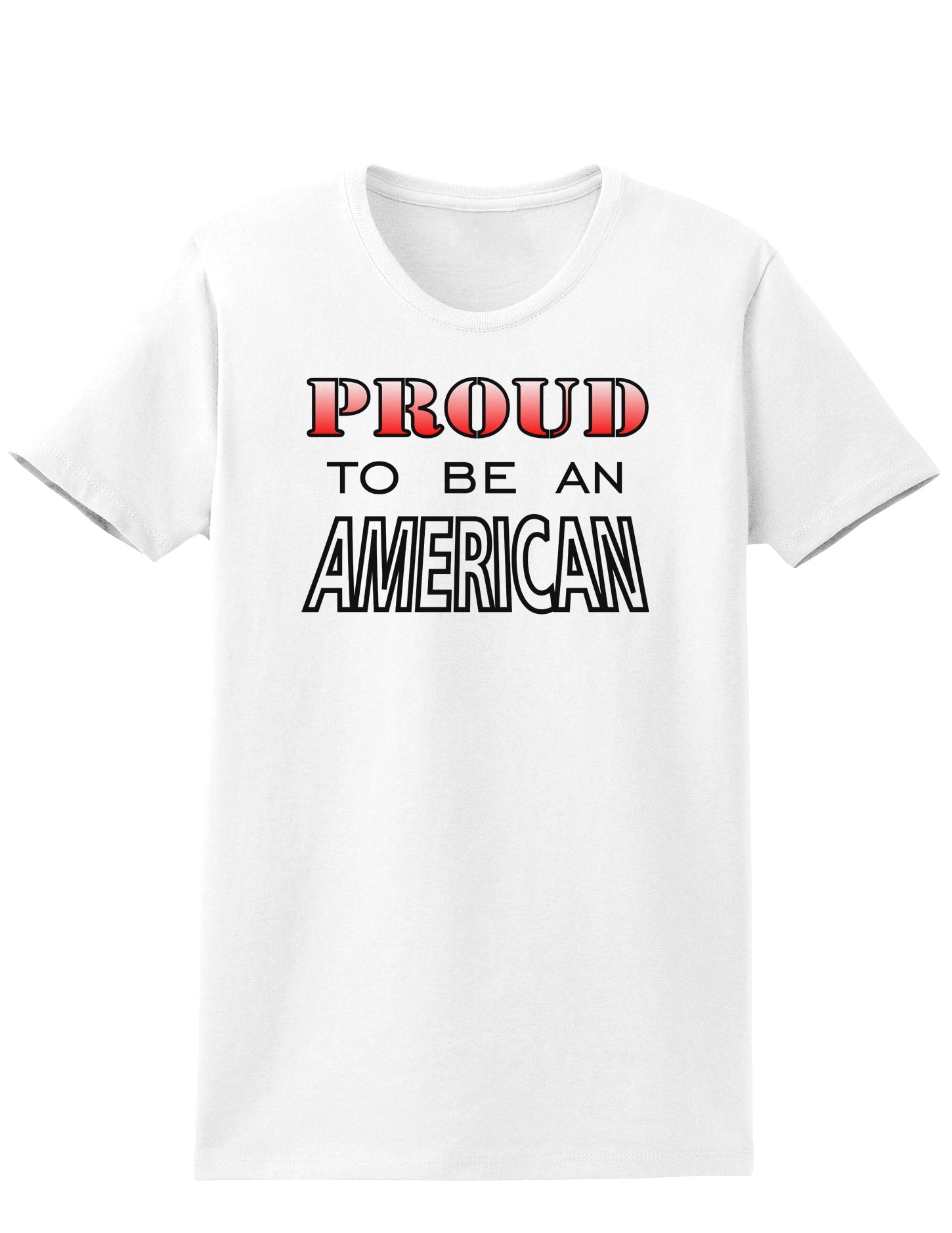 Proud to be an American Womens T-Shirt-Womens T-Shirt-TooLoud-White-X-Small-Davson Sales