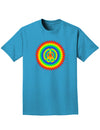 Psychedelic Peace Adult Dark T-Shirt-Mens T-Shirt-TooLoud-Turquoise-Small-Davson Sales