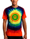 Psychedelic Peace Adult Tie Dye Window T-Shirt-TooLoud-Rainbow-Small-Davson Sales
