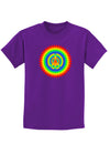 Psychedelic Peace Childrens Dark T-Shirt-Childrens T-Shirt-TooLoud-Purple-X-Small-Davson Sales