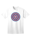 Psychedelic Peace Patriotic T-Shirt for Adults-Mens T-shirts-TooLoud-White-Small-Davson Sales