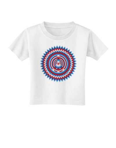 Psychedelic Peace Patriotic Toddler T-Shirt-Toddler T-Shirt-TooLoud-White-2T-Davson Sales