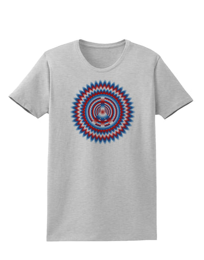 Psychedelic Peace Patriotic Womens T-Shirt-Womens T-Shirt-TooLoud-AshGray-X-Small-Davson Sales