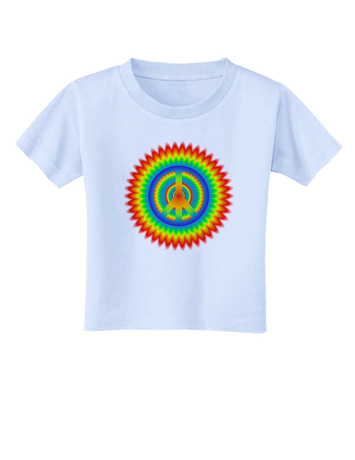 Psychedelic Peace Toddler T-Shirt-Toddler T-Shirt-TooLoud-Light-Blue-2T-Davson Sales
