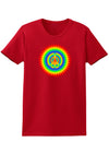 Psychedelic Peace Womens Dark T-Shirt-TooLoud-Red-X-Small-Davson Sales