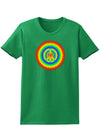 Psychedelic Peace Womens Dark T-Shirt-TooLoud-Kelly-Green-X-Small-Davson Sales