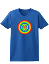 Psychedelic Peace Womens Dark T-Shirt-TooLoud-Royal-Blue-X-Small-Davson Sales