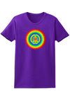 Psychedelic Peace Womens Dark T-Shirt-TooLoud-Purple-X-Small-Davson Sales