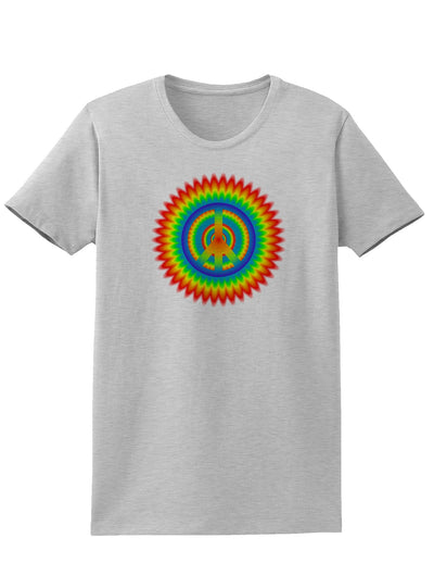 Psychedelic Peace Womens T-Shirt-Womens T-Shirt-TooLoud-AshGray-X-Small-Davson Sales