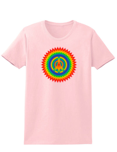 Psychedelic Peace Womens T-Shirt-Womens T-Shirt-TooLoud-PalePink-X-Small-Davson Sales