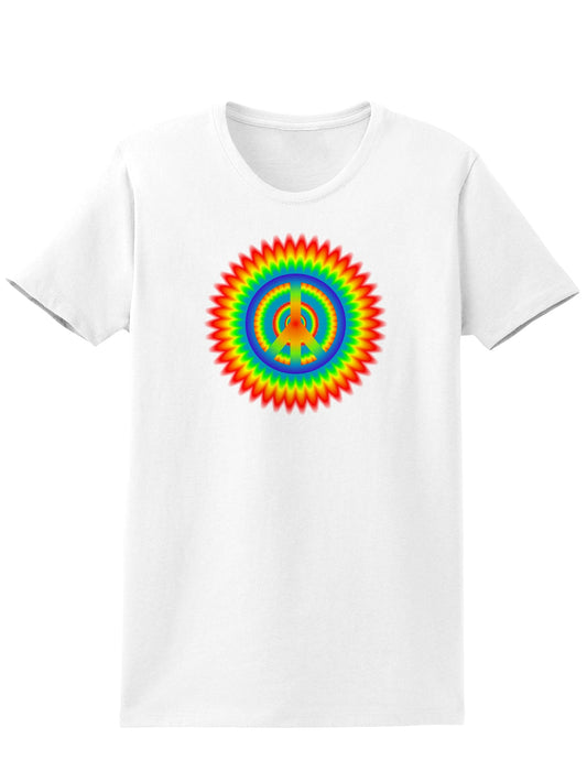 Psychedelic Peace Womens T-Shirt-Womens T-Shirt-TooLoud-White-X-Small-Davson Sales