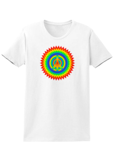 Psychedelic Peace Womens T-Shirt-Womens T-Shirt-TooLoud-White-X-Small-Davson Sales