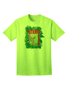 Pterosaurs - Premium Adult T-Shirt with Customizable Design by TooLoud-Mens T-shirts-TooLoud-Neon-Green-Small-Davson Sales