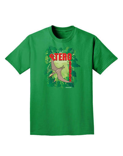 Pterosaurs - With Name Adult Dark T-Shirt by TooLoud-Mens T-Shirt-TooLoud-Kelly-Green-Small-Davson Sales