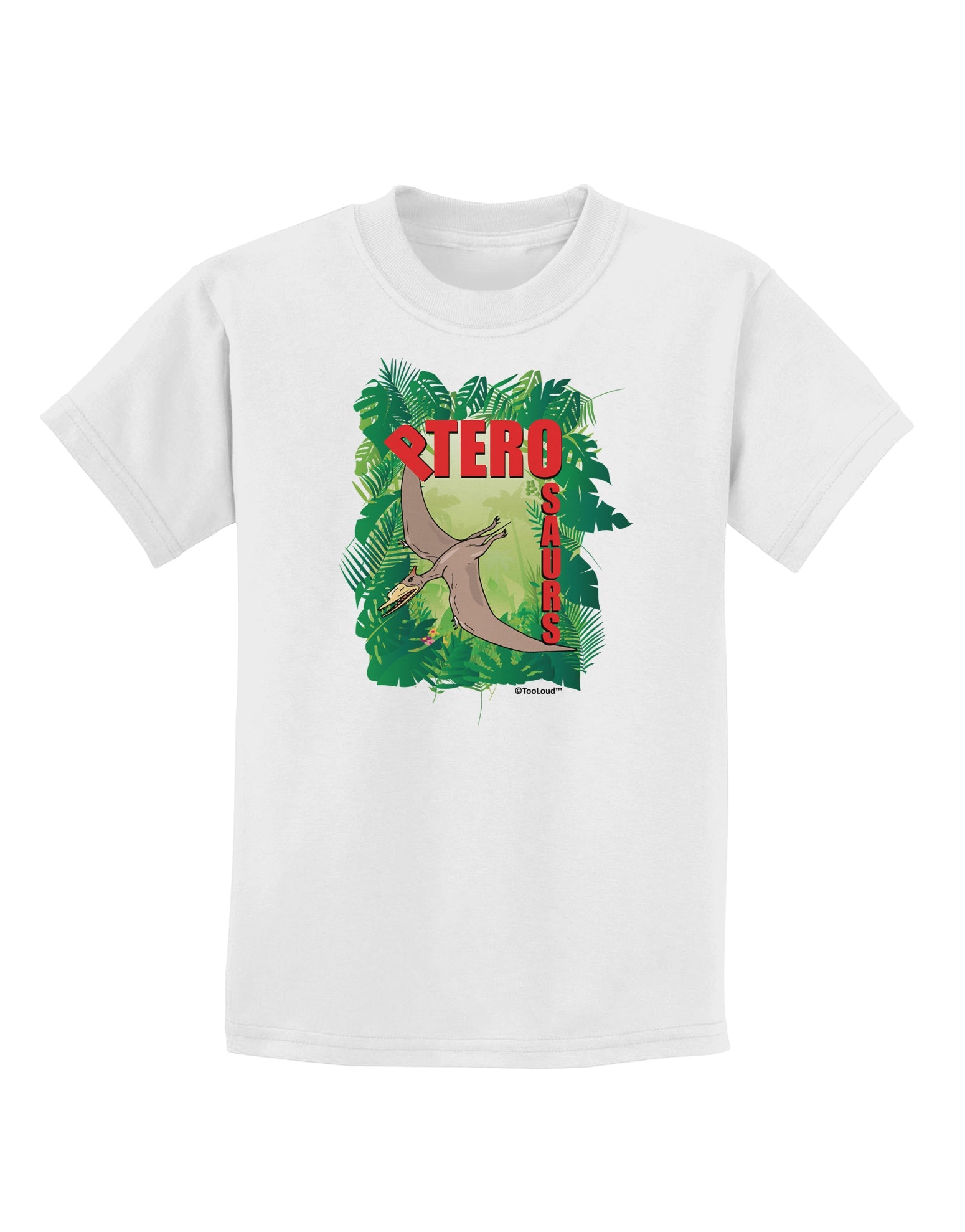 Pterosaurs - With Name Childrens T-Shirt by TooLoud-Childrens T-Shirt-TooLoud-White-X-Small-Davson Sales