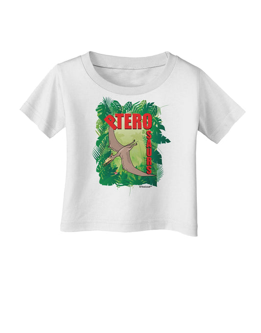 Pterosaurs - With Name Infant T-Shirt by TooLoud-Infant T-Shirt-TooLoud-White-06-Months-Davson Sales