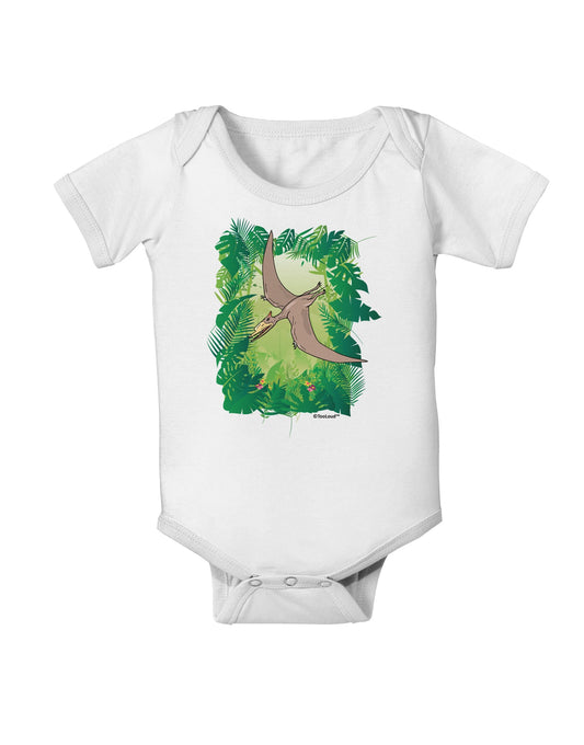 Pterosaurs - Without Name Baby Romper Bodysuit by TooLoud-Baby Romper-TooLoud-White-06-Months-Davson Sales
