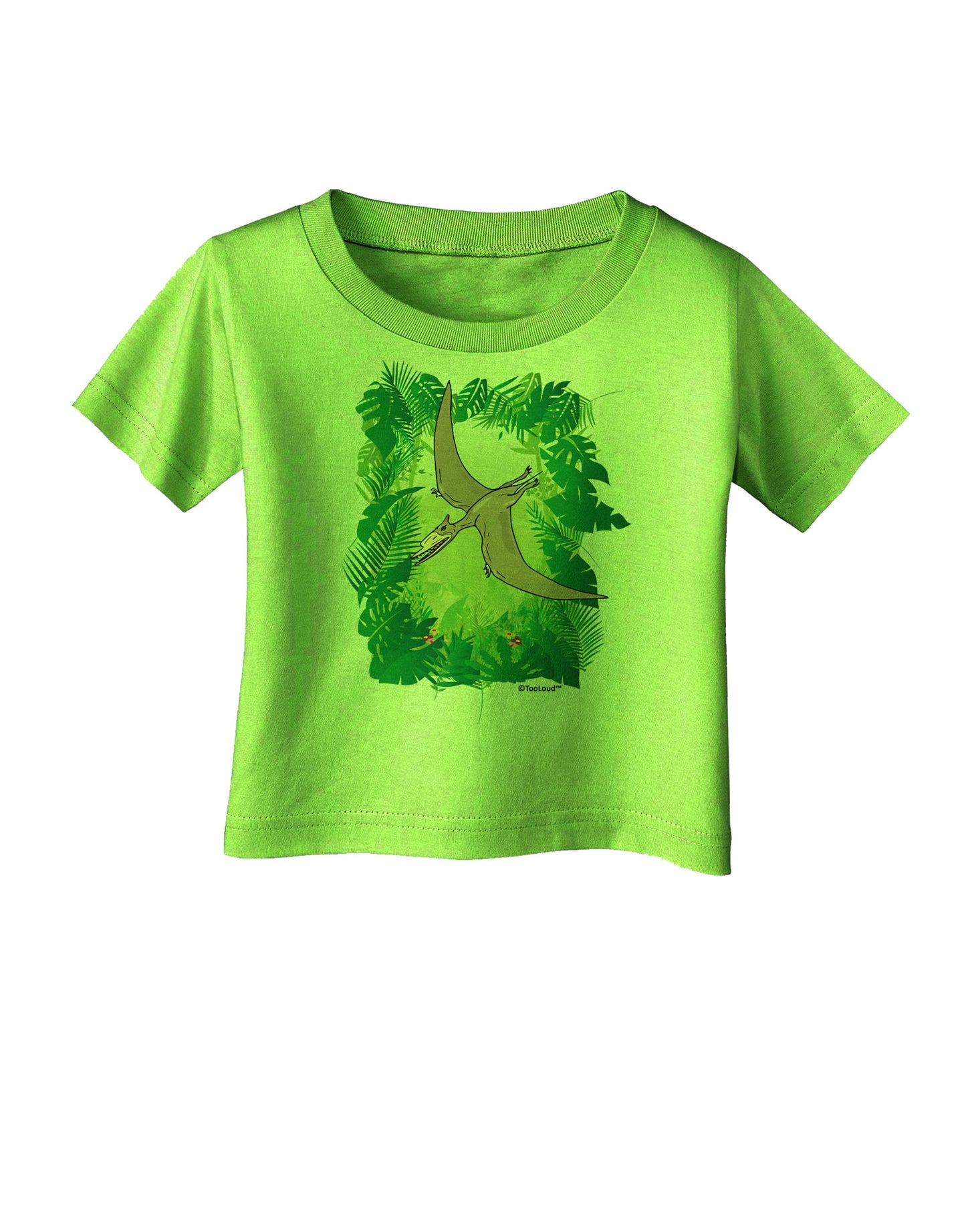 Pterosaurs - Without Name Infant T-Shirt by TooLoud-Infant T-Shirt-TooLoud-Lime-Green-06-Months-Davson Sales