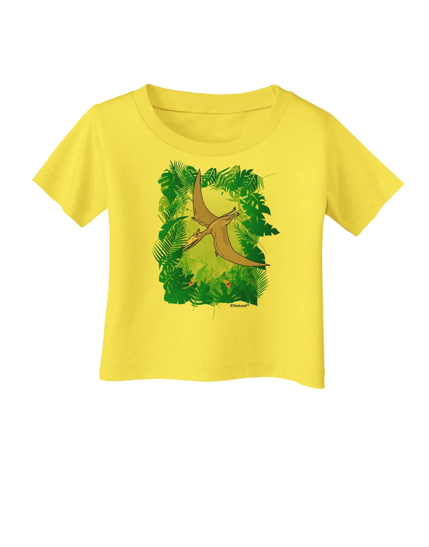 Pterosaurs - Without Name Infant T-Shirt by TooLoud-Infant T-Shirt-TooLoud-Yellow-06-Months-Davson Sales