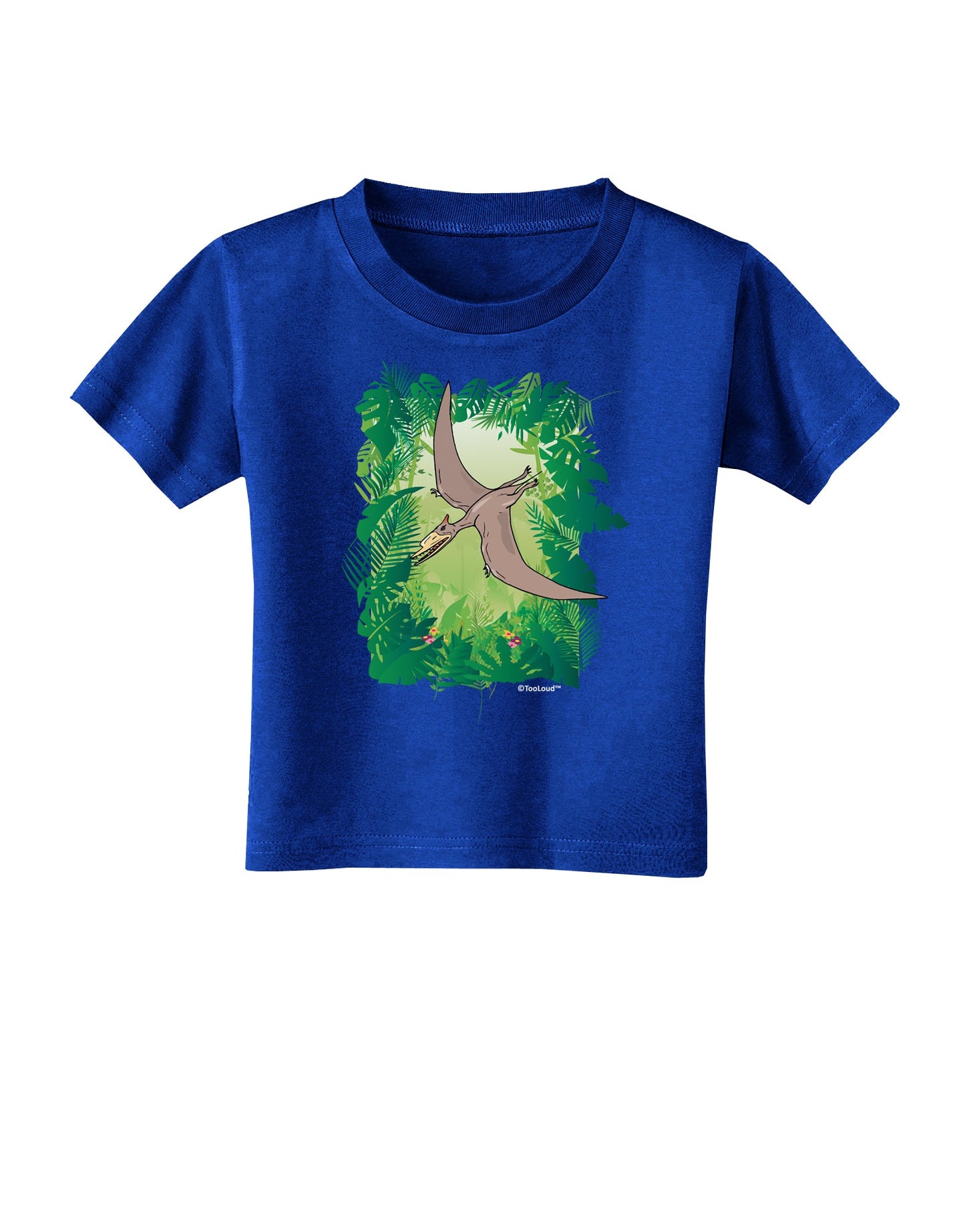 Pterosaurs - Without Name Toddler T-Shirt Dark by TooLoud-Toddler T-Shirt-TooLoud-Royal-Blue-2T-Davson Sales