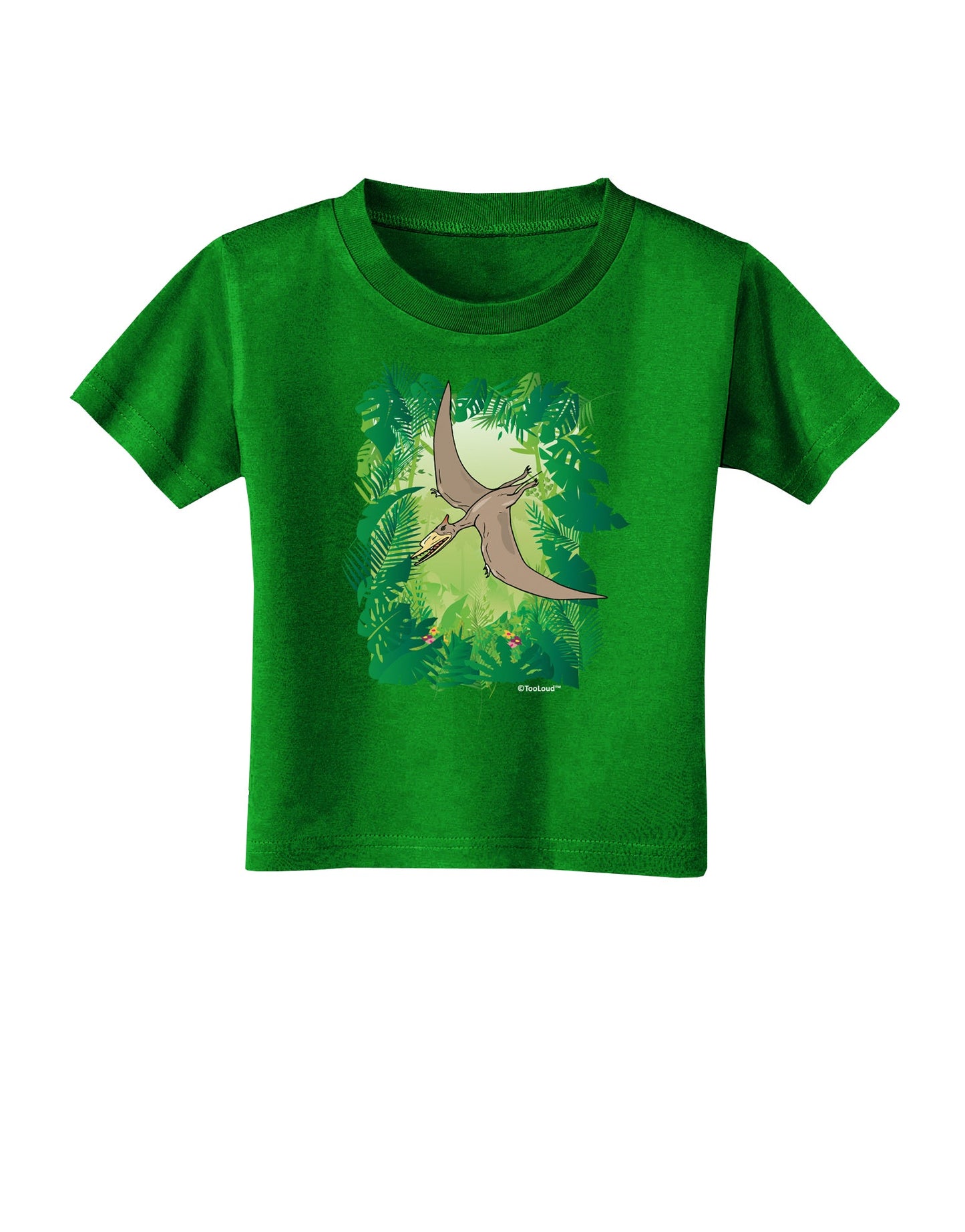 Pterosaurs - Without Name Toddler T-Shirt Dark by TooLoud-Toddler T-Shirt-TooLoud-Clover-Green-2T-Davson Sales