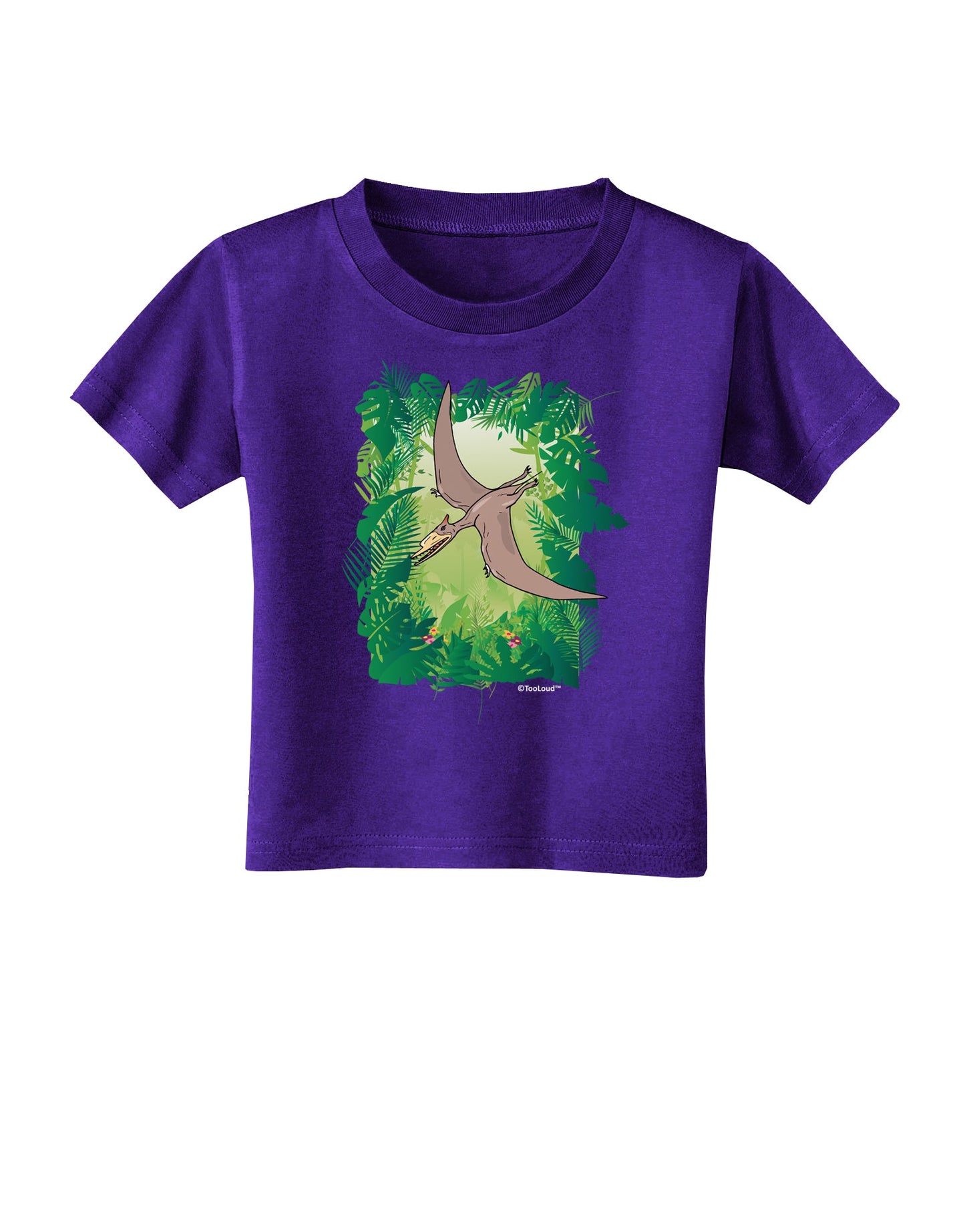 Pterosaurs - Without Name Toddler T-Shirt Dark by TooLoud-Toddler T-Shirt-TooLoud-Purple-2T-Davson Sales