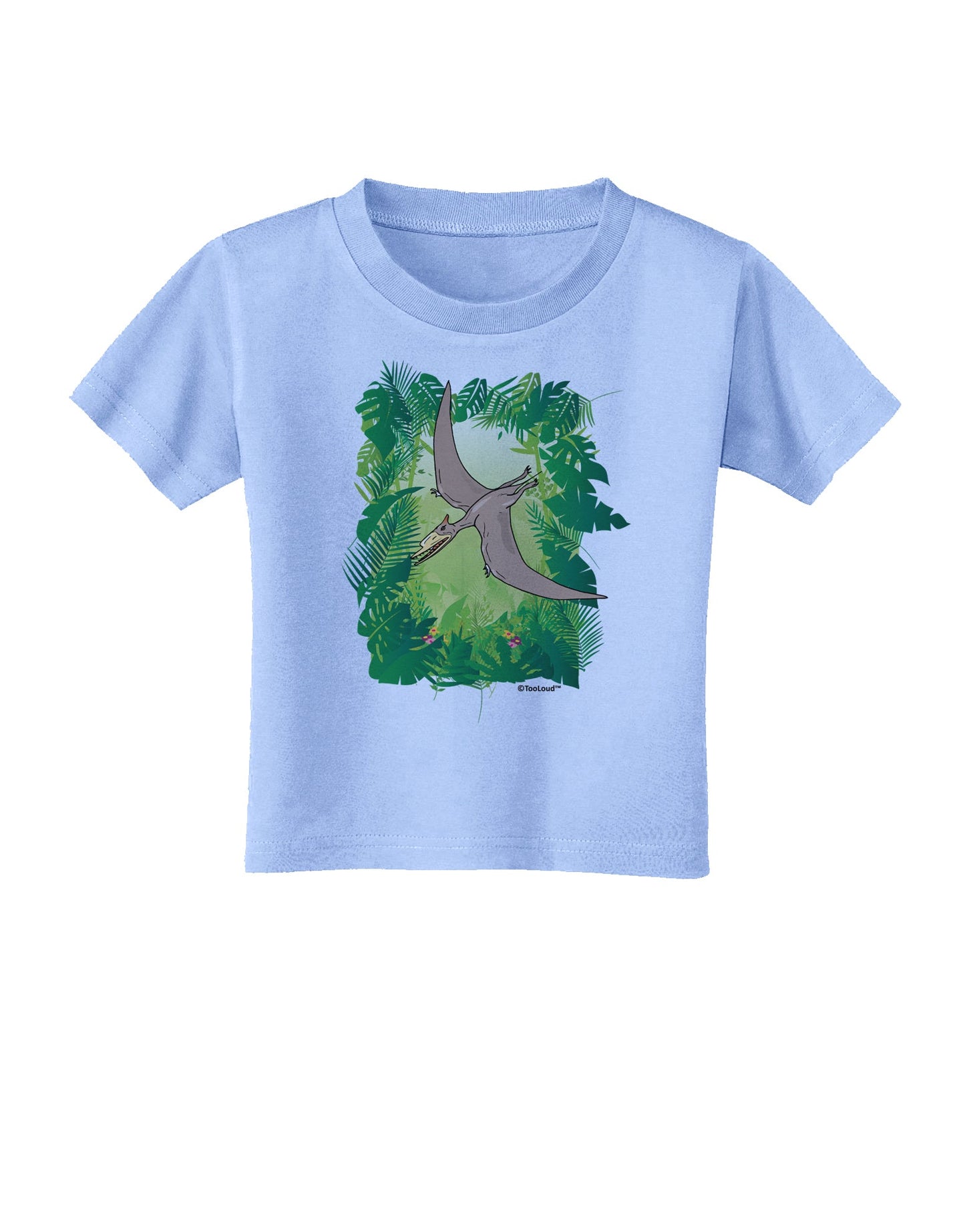 Pterosaurs - Without Name Toddler T-Shirt by TooLoud-Toddler T-Shirt-TooLoud-Aquatic-Blue-2T-Davson Sales
