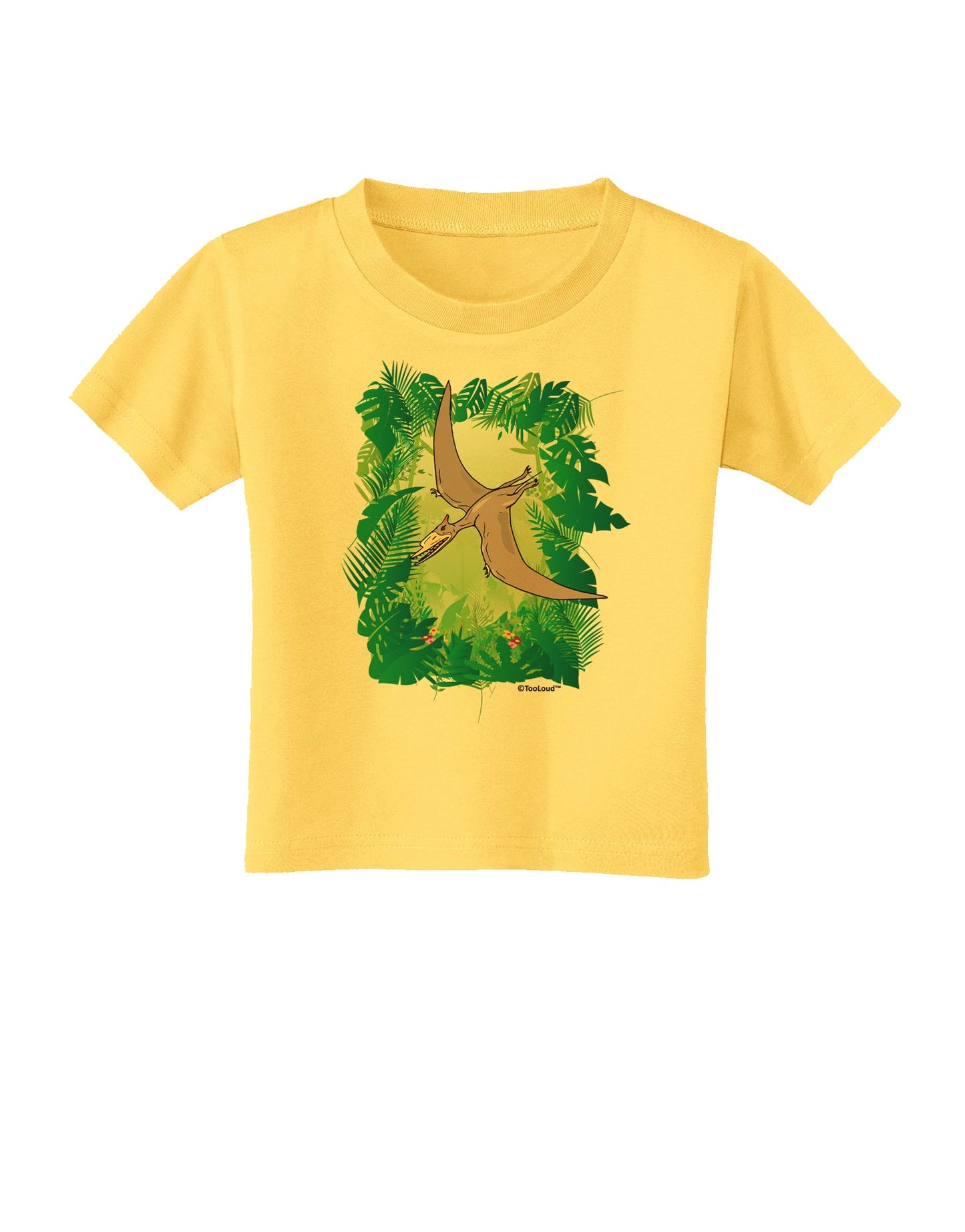 Pterosaurs - Without Name Toddler T-Shirt by TooLoud-Toddler T-Shirt-TooLoud-Yellow-2T-Davson Sales