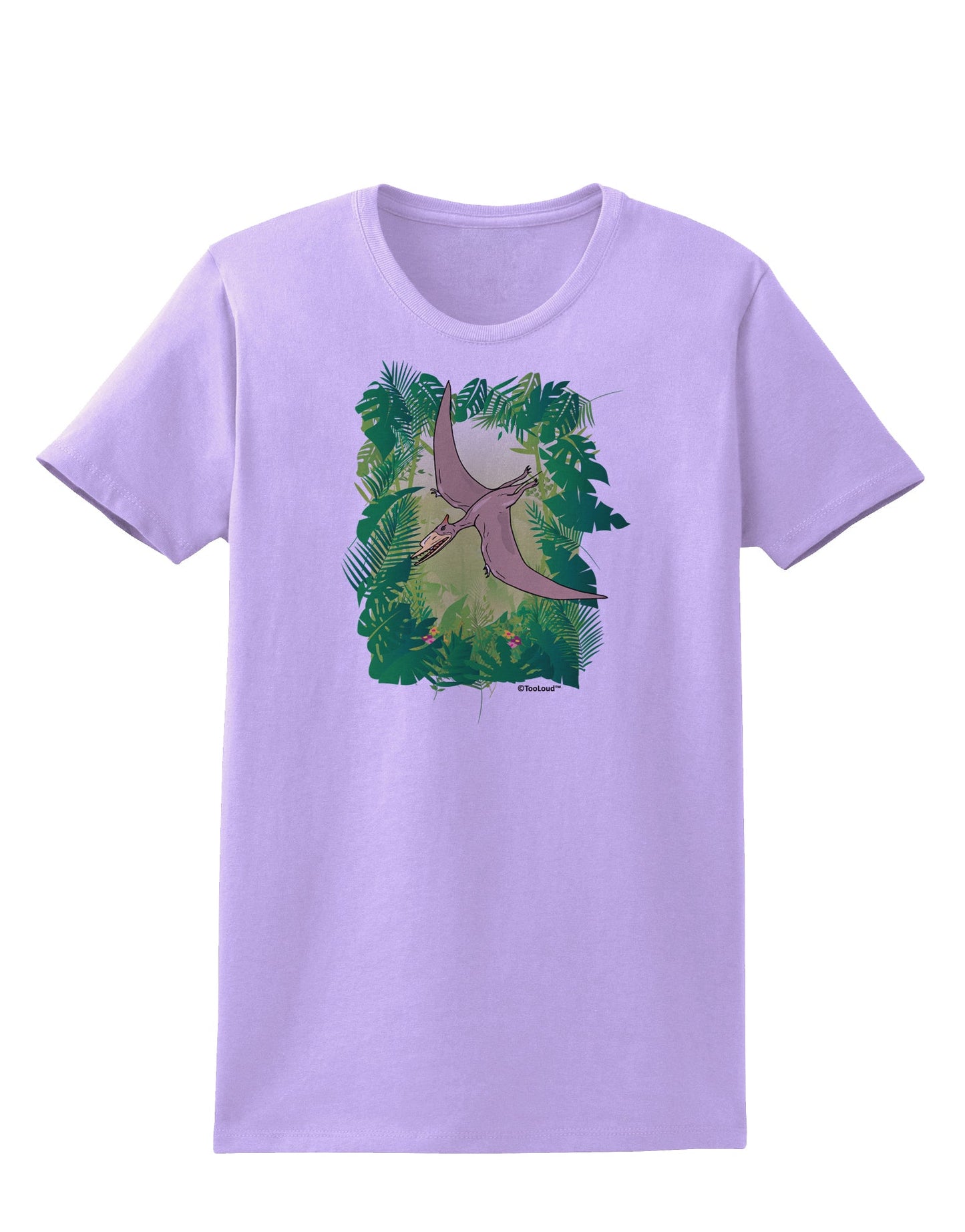 Pterosaurs - Without Name Womens T-Shirt by TooLoud-Womens T-Shirt-TooLoud-Lavender-X-Small-Davson Sales